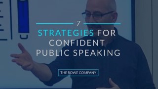 7 Strategies for Confident Public Speaking