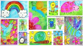 Art for Beginners: Draw & Watercolor Paint 12 Garden Designs 1 Art for Beginners: Draw & Watercolor Paint 12 Garden Designs