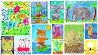 Art School for Beginners: Draw & Paint 12 Cool Animals