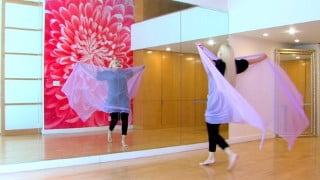 Belly Dance Veil Tech & Choreography "Miserlou" with Neon