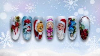 Christmas Spirit - Learn 7 Christmas Nail Designs