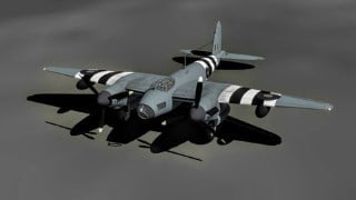 Classic British aircraft the De Havilland DH.98 Mosquito.