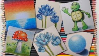 Colored Pencils Art Class