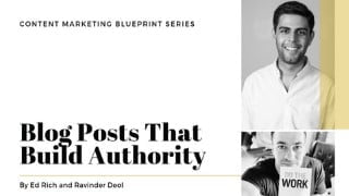 Content Marketing Blueprint: Blog Posts That Build Authority