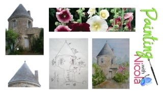 Copy me, learn & paint this watercolour in SIX EASY steps.