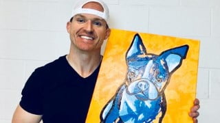 Create bold paintings with these simple techniques