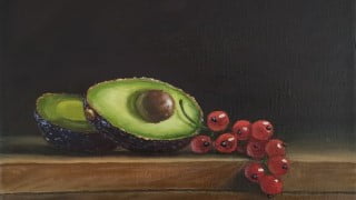 Easy still life oil painting