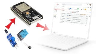 ESP32 Email Alert Based on Sensors Reading