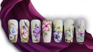 Flower Symphony - Learn to paint spectacular nail designs