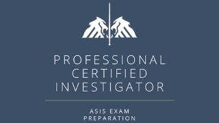 Getting ready for ASIS PCI Certification