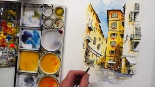 How to do a Pen and Ink drawing with a watercolour wash. - LiveTalent.org