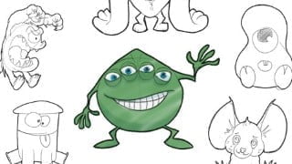 How To Draw MONSTERS for Kids and beginners!