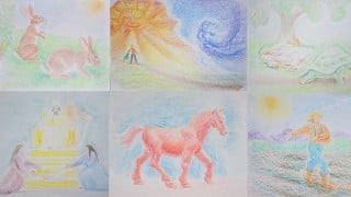 How to Lead Children in Beeswax Crayon Drawing