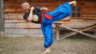 How to learn kicking at home