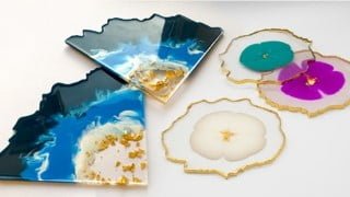 How to Make Resin Geode Coasters