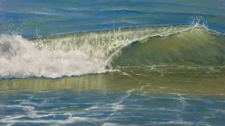 How to Paint a Breaking Wave in Soft Pastels
