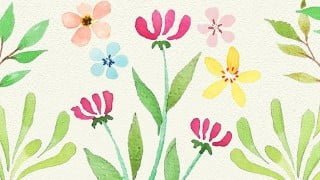 How to Paint Your Flower Easily with Watercolor