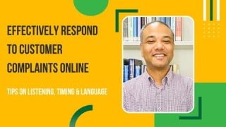 How to respond to customer complaints online?
