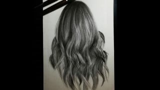 hyper realistic drawing from beginner to advanced(draw hair)