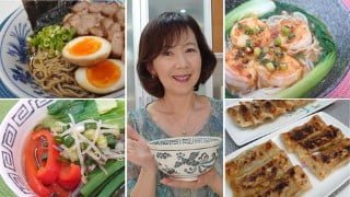 Japanese RAMEN and GYOZA Cooking