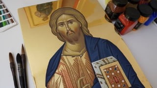 Learn how to paint Byzantine Icons (Part 2)