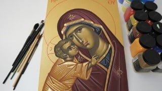 Learn how to paint Byzantine Icons (Part 3)