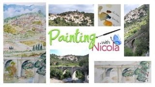 Learn how to PLAN & paint a watercolour from your PHOTOS.