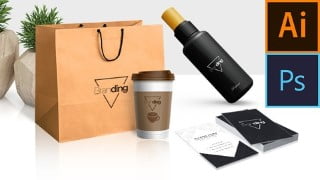 Learn to design Logos, Business cards and Product branding
