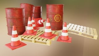 Low poly game assets using Blender 2.8 & Substance Painter