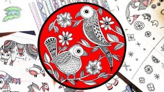 Madhubani/Mithila Painting: Indian folk: Intermediate Level
