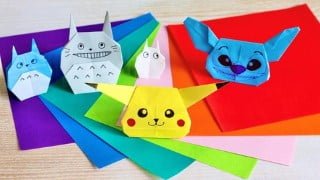 Make Origami from basic models to popular characters!