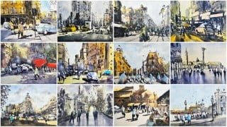 Mastering Urban Landscape in Watercolor: The Ultimate Course