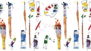 Painting: be proud of your first watercolour painting