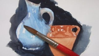 Painting Textures in Watercolor