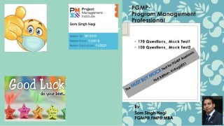 PGMP-Program Management Professional