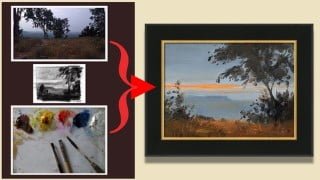 Photo To Painting A Landscape In Oil - Contemplation
