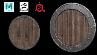 Prop modeling and texturing in Maya ZBrush Substance Painter