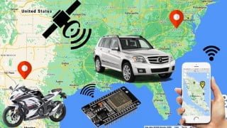 Real-time vehicle tracking system using ESP32 2023