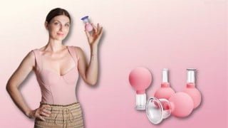 Rejuvenation and facial cupping massage