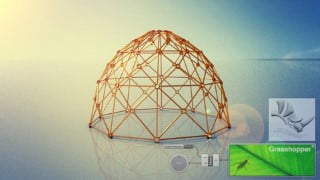 Rhino 3D Grasshopper Structure with connections