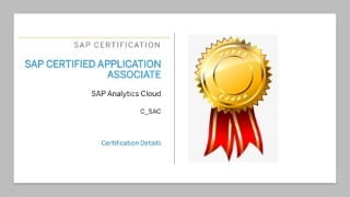 SAP Analytics Cloud Certification - C_SAC_2221
