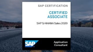 SAP Certified Application Associate - SAP S/4HANA Sales 2020