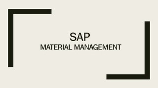 SAP Material Management Practice Test