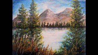 Scenery Oil Pastel Painting Lesson