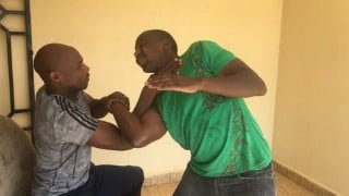 Self Defense From A Seated Position