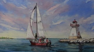 Southampton Sailing painting