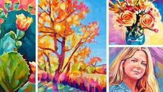 Vibrant, Amazing Acrylic Painting