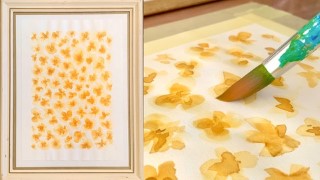 Easy And Trendy: Create One-Color Watercolor Floral Pattern