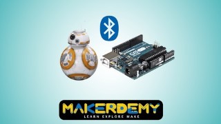 Free Arduino Tutorial - DIY Bluetooth Phone Controlled BB-8 Droid with Arduino