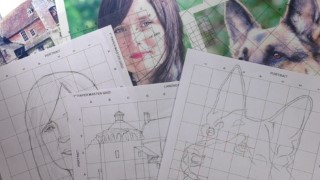 Free Drawing Tutorial - How To Free Hand Draw with Square Drawing Grids